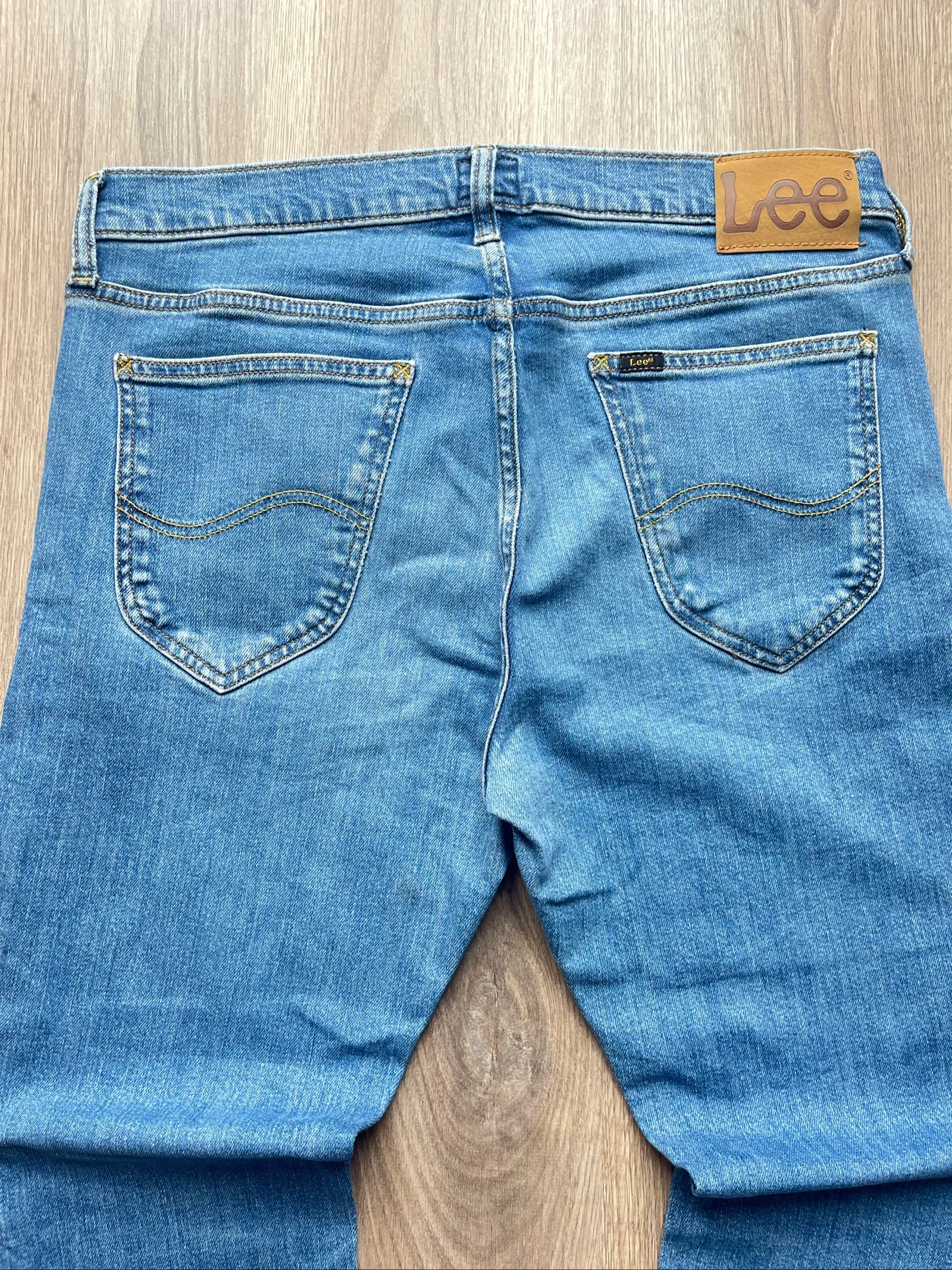 Lee Y2K Super Baggy Jeans Parachute Pants Carpenter Premium Retro Made in USA Vintage 90s – photo 4
